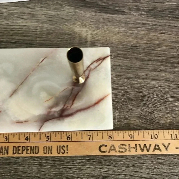 Vintage Onyx Double  Pen Holder - Picture 11 of 11
